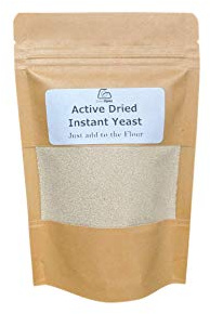 Active Instant Yeast 100g Great for Bread Machines Suitable for Vegans and Vegetarians just add to The Flour Perfect for Baking Bread, Rolls, Pizza Dough & Loaves