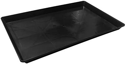 Yesuitme Replacement Pan Plastic Base Tray for Yoshome Dog Cage Crate Black Cleaning Tray for Pet Cages Crates Kennels Dogs (24 Inch(58x41x3cm))