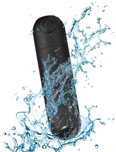 AmeMakye Mini Upgraded Rechargeable Handheld Waterproof Back Massager,Electric Portable Back Massager for Back Neck Shoulder Body,Black