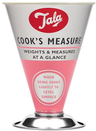Tala Pink 1950'S Retro Cook Measure, Alternative and Easy Way to Measure a Wide Range of Food Products