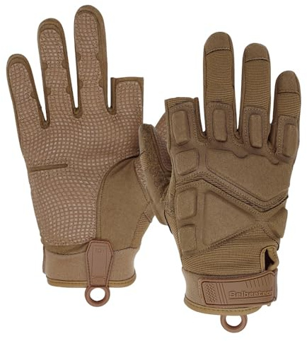 Seibertron S.O.L.A.G-Hi 2.0 handske med 4 fingrar, taktisk pekskärm, sport, vattentäta handskar, påverkan, airsoft handskar, jakt, vandring, ridning, cykling, motorcykel, klättring, prärievarg, XL