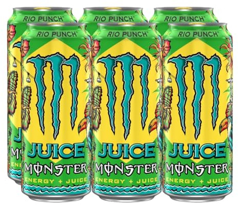 Monster Energy Drink Rio Punch, 4 x 500ml