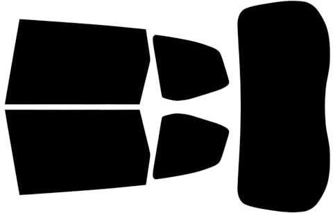 TINTCOM Film Solaire Auto Prédécoupé pour Dacia Duster 5 Portes 2010-2017 - (20% Noir Fumé Foncé) - Vitres Latérales Arrière & Lunette Arrière - Ajustement sur Mesure, Protection UV