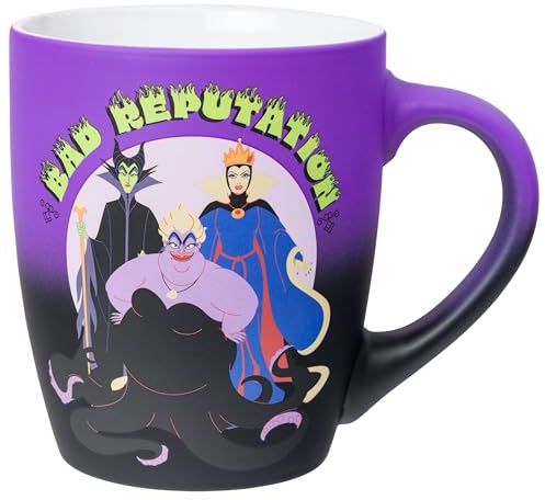 Silver Buffalo Disney Villains Bad Reputation, Ceramic Mug, 25oz