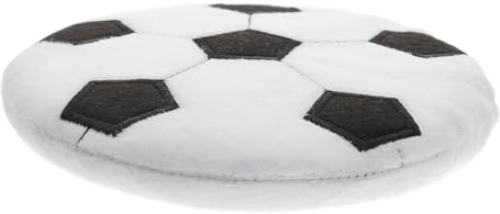 TOYANDONA Peluche Football Volant Interactif pour Garçon Fille et Chiens Disque de Doux Réduit Ennui et Comportement Destructeur Cadeau pour Jeux Intérieur et Extérieur