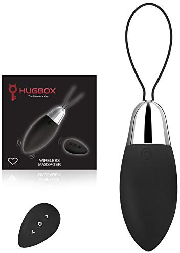 HUGBOX DIAMOND Uovo vibrante clitorideo femminile, telecomando, ovuli vibranti, stimolatore clitorideo, vibratore, giocattolo sessuale, 11 programmi. Orgasmi veloci, multipli e discreti