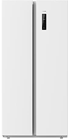 Cecotec Frigorífico Americano 2 Puertas Bolero CoolMarket SBS 430 White E. Side by Side de 430 L, Altura 176 cm y 84 cm Ancho, Sistema Multi Air Flow, Total No Frost, Motor Inverter Plus