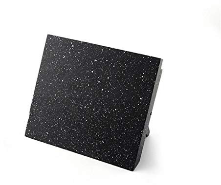 1 Uds MDF + Soporte magnético para Cuchillos, Bonito Bloque para Cuchillos, Barra para Cuchillos, Accesorios para Cuchillos de Cocina para el hogar, Estilo de Color Negro/Copo de Nieve (A)