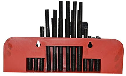 Set di serraggio per fresatrice 58 Pezzi Kit Morsetto per fresatrice Set di Accessori per fresatrice per Morse per Macchine Utensili