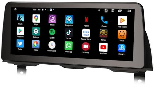 Erisin 12.3 8+128GB 8 Núcleo Android 13 Estéreo de Automóvil Autoradio para BMW Serie 5 F10 F11 Sistema NBT Soporte GPS Navi Carplay IPS WiFi Dab+ DSP Bluetooth 5.0 SWC Pantalla táctil