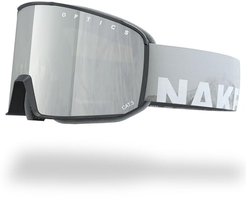 NAKED Optics The SOLAR Skibrille für Herren & Damen – Robuste Unisex Ski Brille für Herren & Damen – Hochwertige Schneebrille mit Magnetsystem für optionale Wechselgläser (SOLAR Cliff)