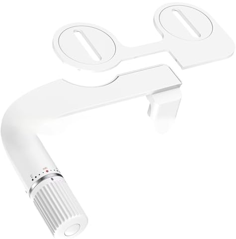 Accesorio de bidé for inodoro, ultrafino, con boquilla doble, herramientas for mejorar el hogar y asiento de inodoro autolimpiable for mujeres.
