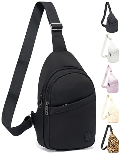 MAXTOP Sling Bag Herren, Leichte Schultertasche & Brustbeutel, Anti-Diebstahl Umhängetasche Herren für Travel, Alltag, Wandern, Radfahren und Festival