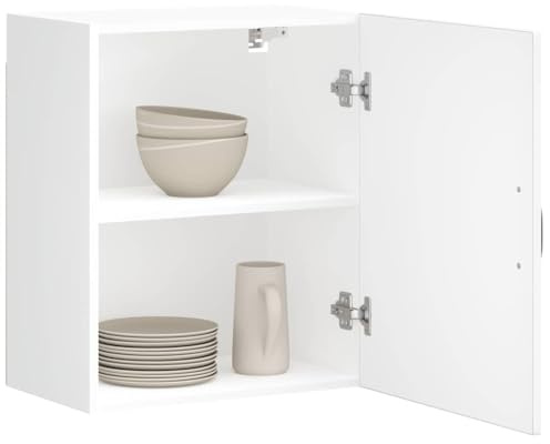 Teenpull Lucca - Armadi da cucina sospeso in legno, 50 x 31 x 60 cm, 2 pezzi, con molto spazio e ante per ordine in cucina, sala da pranzo, dispensa