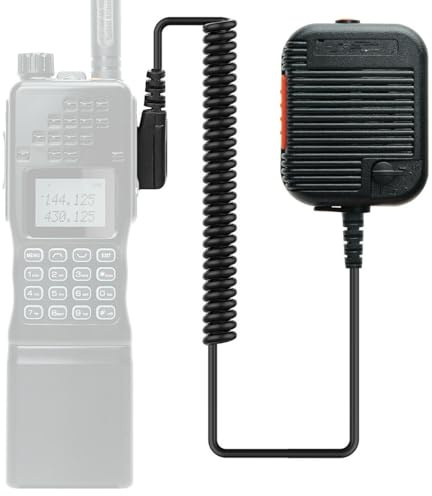 Taktisk högtalare med justerbar volym för tvåvägsradio, handhållen extern mikrofon med öronuttag för Baofeng AR-152 radio