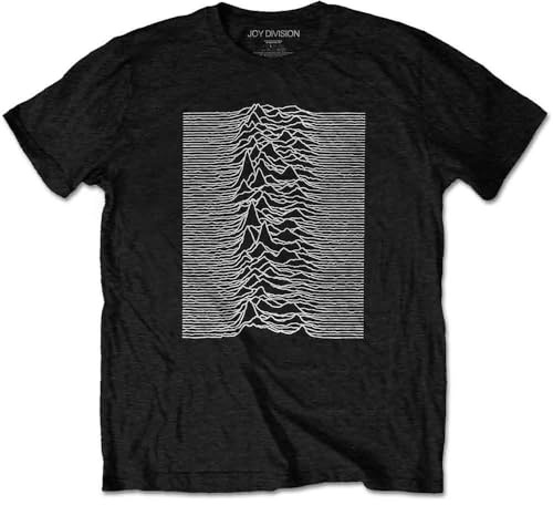 Joy Division T Shirt Unknown Pleasures Album Back Print Nuovo Ufficiale Uomo Size XL