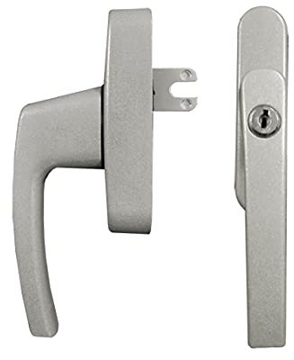 WindowParts WP Original Tilt and Turn Forked/Spaded Aluminium Universal Window Handle (Silver)