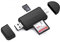 ISMMIK USB Type C Micro USB SD Card Reader USB 2.0 Adapter Memory Card Reader for SDXC,SDHC,SD, Micro SDXC,Micro SD, Micro SDHC Card for Samsung, Android Smartphone, Macbook and PC Laptop