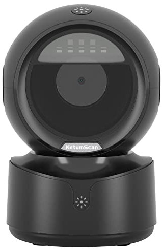 NetumScan omnidirektionaler Desktop Barcode Scanner, freihändiger kabelgebundener USB-QR-Barcode-Leser, 1D-2D-Barcode-Bilderkennung für Supermarkt, Einzelhandel, Kassensystem für Buchhandlungen NSA5