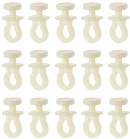 LT Easiyl 100 pulegge per binario per tende, ganci a rulli, ganci scorrevoli per binari e binari, kit di ricambio per tende da finestra, porta e doccia