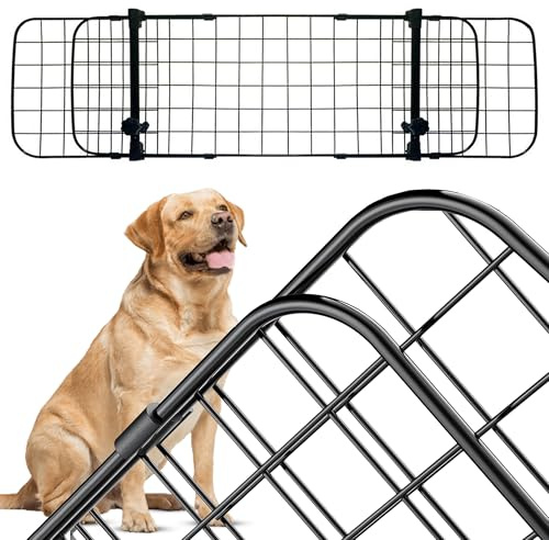ATEK Universal Adjustable Car Dog Guard for Boot, Heavy Duty