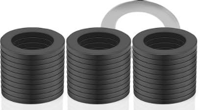 30 Stück 3/4 Zoll Dichtungsringe Gummi Flachdichtung Dichtringe, Gummi Flachdichtung Gummischlauchringe Wasserhahn Dichtung Unterlegscheiben für Duschkopf Waschbecken Poolpumpe