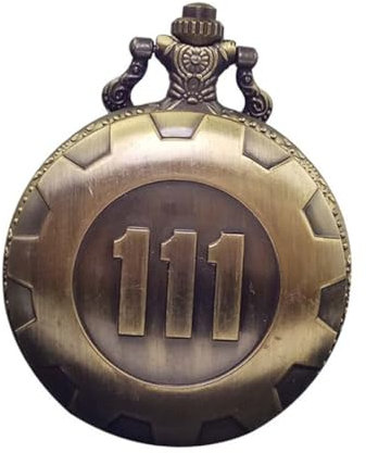 VALICLUD Retro Taschenuhr Mit Kette Bronze-farbige Quarzuhr Vintage Pocket Watch Für Männer Und Frauen Für Zu Geburtstag Und