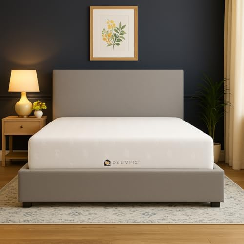 DS Living Pureflex Orthopaedic Memory Foam Mattress – Back Pain Relief, Breathable Material, UK Made, CertiPUR, Fire Safe, Washable Cover,Size 5FT King Mattress (150 x 200cm) Depth 12 inch (30cm)