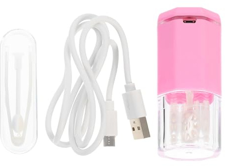 PAMINGONO Kontaktlinsenreinigungsetui Automatischer Linsenreiniger Tragbar für Reisen Outdoor-aktivitäten und Camping Professionelles Reinigungsmittel aus Hochwertigen Materialien