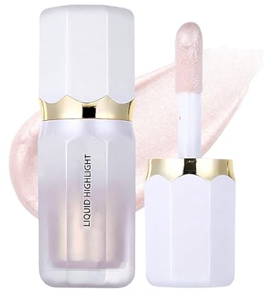 Erinde Illuminante Liquido, Per Occhi, Viso e Corpo, Utilizzabile come Ombretto e Highlighter, Formula Modulabile e Facile da Sfumare, Waterproof e a Lunga Tenuta, Effetto Glow Luminoso #02