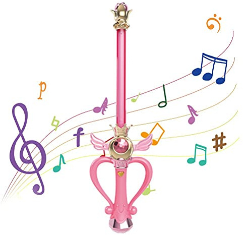 WINBST - Bacchetta da fata o principessa, per bambini, con lucine e musica, anime, ideale per cosplay