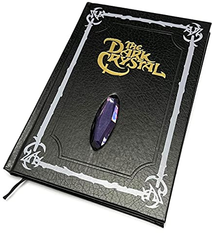 thecostumebase Réplica de libro de cristal oscuro impreso páginas con ilustraciones novela negro, Negro, Talla única