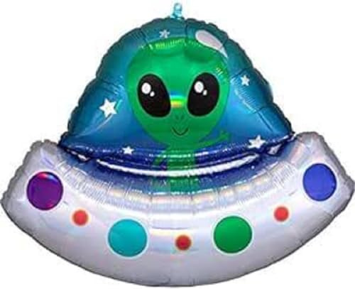 Amscan Ballon gonflable Jumbo Alien vaisseau spatial extraterrestre