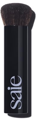 Saie The Base Brush - Ultra-Soft Foundation Brush for Liquid Makeup - Dense Complexion + Blending Brush with Cruelty-Free, Synthetic Bristles (1 Count)
