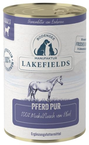 LAKEFIELDS MANUFAKTUR - Mangime complementare per cani, 12 x 400 g