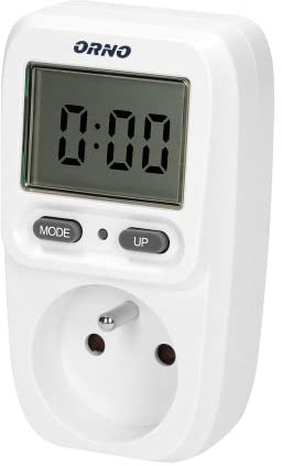 ORNO WAT-419 Compteur Electrique Pour Prise Electrique Wattmètre Calculateur d'Energie avec Ecran LCD