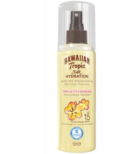 Hawaiian Tropic Silk Hydration Protective Weightless Oil Medium SPF 15-150 ml