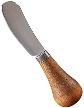 MAGICLULU Cortador De Queso Inoxidable Mango De Madera Cortador De Lonchas Raspador De