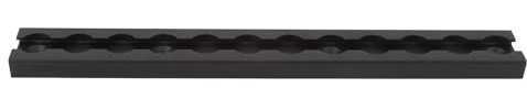 L Track Rail with Drilled Holes, Aluminum Alloy Airline Rail, 305mm Sturdy Structure for Truck Beds Trailers, Weather Tie Down L Track Rail for Cargo Fixation