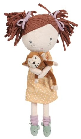 Little Dutch Muñeca de Tela Suave – Muñeca Diferentes Diseños – para niñas a Partir de 12 Meses – para Abrazar y Acompañar (Sophia)
