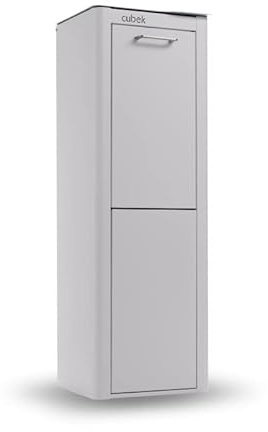 DON HIERRO - CUBEK - Mülleimer/Abfalleimer Mülltrennsystem 40L - 2x20L-Grau