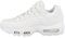 NIKE Women's Air Max 95 Trail Running Shoes, White Metallic Silver, 5.5 UK