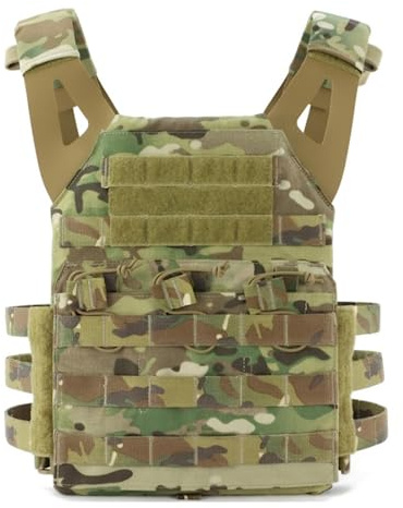 ACEXIER Tactical Vest Lightweight JPC Quick Release Vest Airsoft Vest for Outdoor Paintball Shooting Wargame