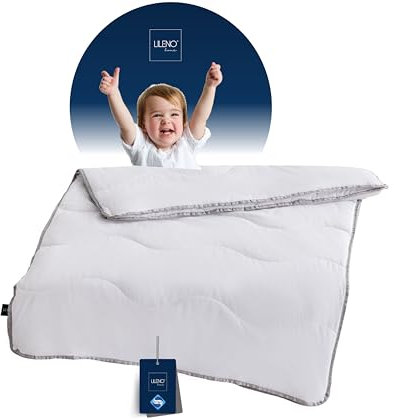 LILENO HOME Vinterfilt för barn, 100 x 135 cm, set om 1] med Sanitized allergivänligt, extra mjukt barntäcke 100 x 135 cm, som täcke, som varm vinterfilt, koksäker upp till 95 °C