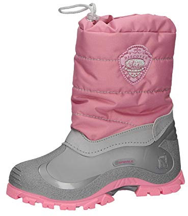 Spirale F09768ASPI Fille Bottes de Neige, Rose (Rosa/Grigio 02774218), 25 EU