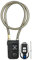 Bike Alarm Lock, Wireless Remote Control Password Alarm Lock IP55 Waterproof, Motorcycle Steel Cable Chain Lock for Motorbike/Bicycle/Scooter Remote Alarms Electric Lock
