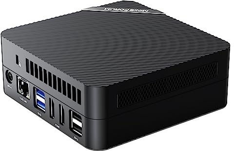 MINISFORUM UM773 Mini PC Barebone with AMD Ryzen 7 7735HS & AMD Radeon 680M,up to 4.75GHz Mini Computer, 2 x HDMI,1x USB4,4 x USB 3.0, WiFi 6,BT5. 2(NO RAM/SSD/OS)