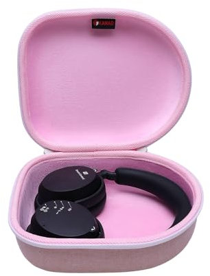 XANAD Housse Casque Bose pour QuietComfort/QC Ultra/QC 45 /QC 35 /QC45 SE/QC SE, Étui Rigide Casque Audio Bluetooth (Rose)