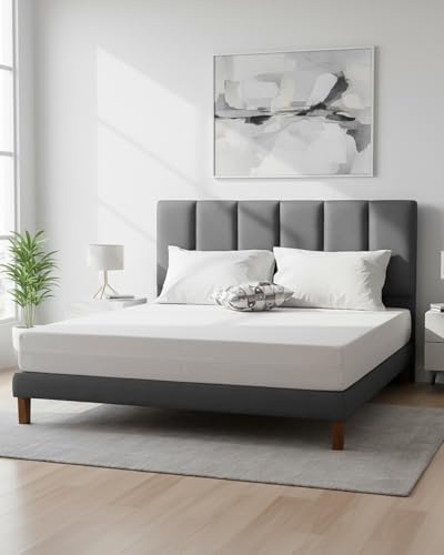 CBK - Matratze 80x200 cm - Hochdichte Schaumstoffmatratze mit Komfortschicht - Wendematratze mit weicher/Fester Seite - Abnehmbarer & waschbarer weicher Bezug - CertiPUR EU-Zertifiziert - Weiß