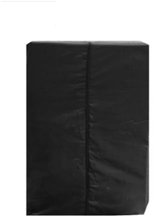Enwye Hoppbart svart löpbandsskydd, dammtätt löpband, skyddande träningsutrustning, skyddsfodral med dragsko för hemmagym, 95x75x160cm